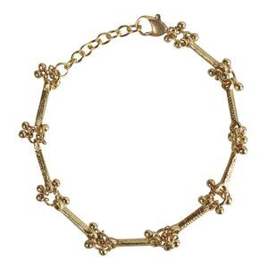 HOUSE OF TUHINA ABIRA Handcrafted Artisan Gold Bracelet